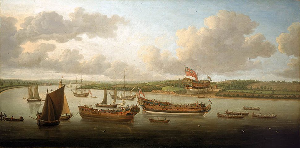 launch_of_a_fourth-rate_on_the_river_orwell